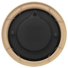 22cm Brown NeXtime Poppy Outdoor Wall Clock